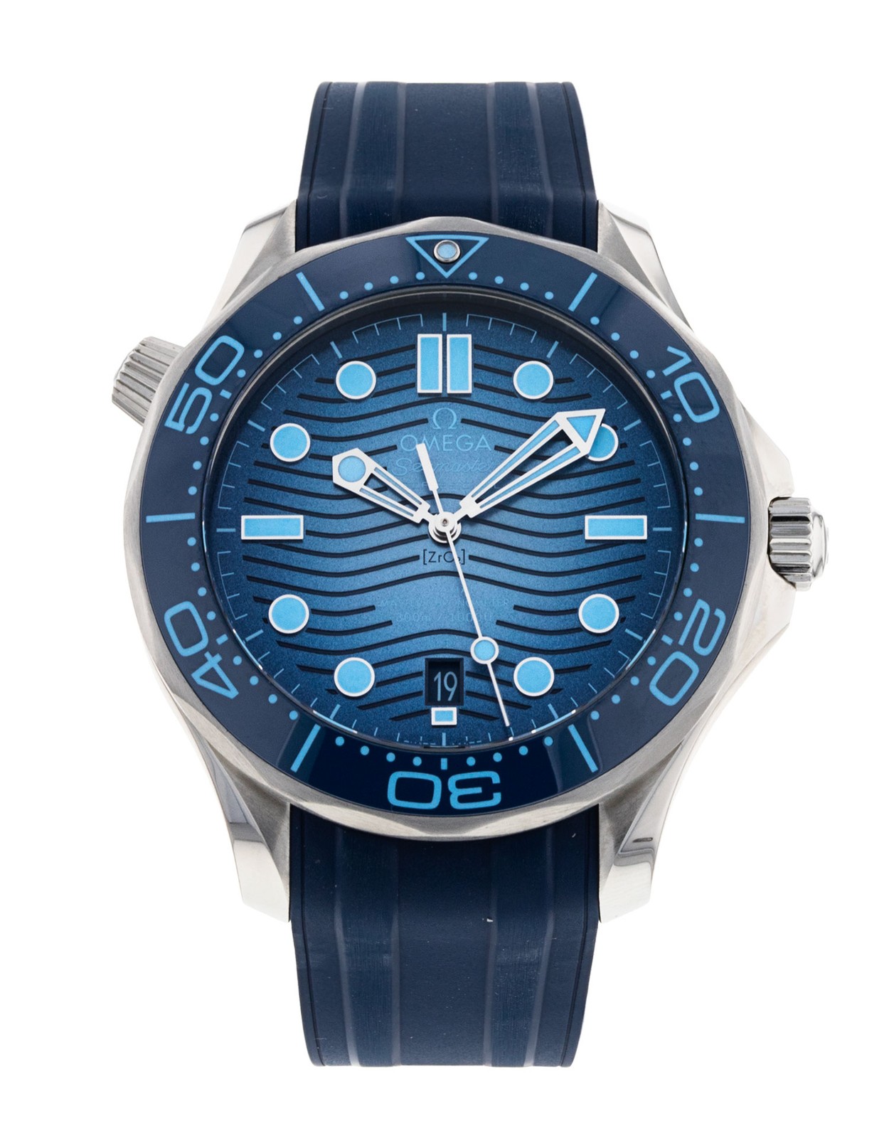 Omega Seamaster Diver 300m 210.32.42.20.03.002 Steel 42mm Blue Dial Watch