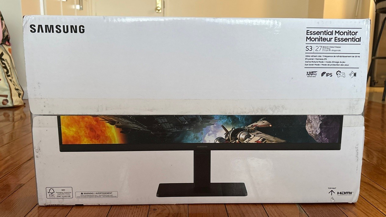 Samsung 27" Essential Monitor S3 S32GF Full HD 120Hz