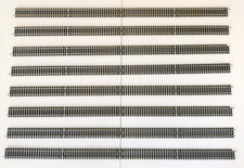 OO HORNBY R603  Straight Track /  Nickel Silver  8 x 67cms Lengths - Superb Cond