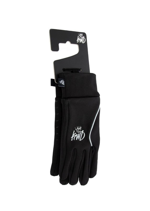 Kings Will Dream Drayford Gloves Mens Small Black Reflective Fleece Lined New