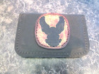 American Motor Cycles Leather Credit Card/Driver License Wallet. Pre-owned.  — photo 3