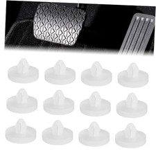 12 Pieces Brake Switch Stopper,Car Truck Auto Brake Pedal Pad Brake Light white