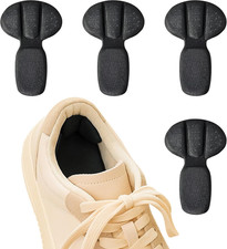 Back of Heel Cushion Pads, 4Pcs Mesh Adhesive Heel Grips Inserts for Boots, Loos