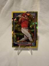 2024 Bowman Chrome Sapphire Nolan Schanuel Rookie Yellow Sapphire /75 Angels #47