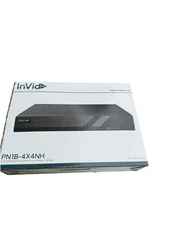 InVidTech PN1B-4X4NH 4Ch NVR Recorder 4 Plug & Play Ports 40Mbps 1HD Bay