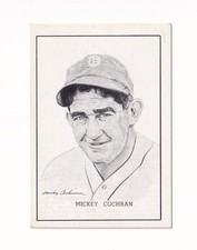 1950-56 Callahan Hall of Fame W576 #NNO Mickey Cochrane