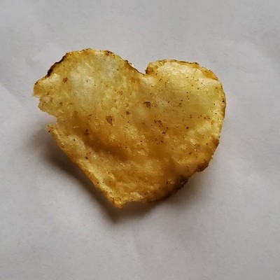 Heart Shaped Kettle Chip -Show her how much you love her
