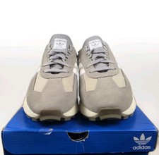 Adidas Retropy E5 Solid Grey White Men's Running Casual Shoes Q47101 Size 9.5