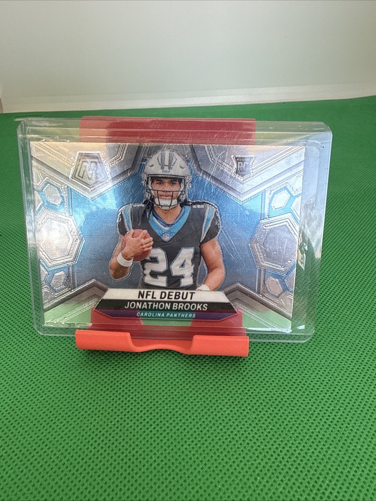 2024 Panini Mosaic - NFL Debut Jonathon Brooks #276 Silver Prizm (RC)