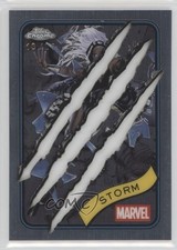 2025 Topps Chrome Marvel Comics Clawed Stainless Steel 13/20 Storm #95 04uh