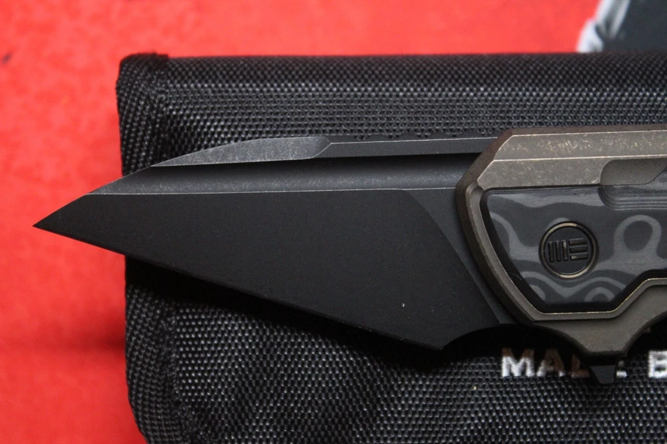 Cuchillo Plegable We Knife Co Ltd Yardbird 2.38" CPM-20CV Hoja de Acero Titanio/CF Foto 4 de 4