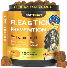 Flea and Tick Prevention for Dogs - with Neem 9,750 mg per Pack - No Chemicals