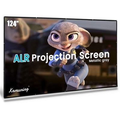 KAMUNING 120 inch Gray ALR Projector Screen, 4K Movie Projector Screen,16:9 H...