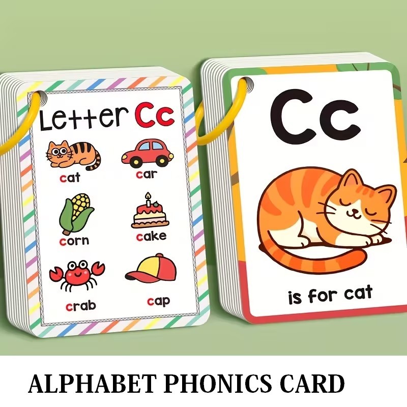 Flash Cards Educative Alfabeto Fonico per Bambini foto 2