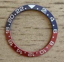 Ceramic Bezel Insert - UV Reactive - for Rolex Pepsi GMT Master II 126710 116710