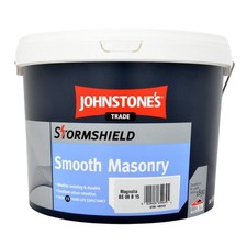 Johnstone's Trade Stormshield Smooth Masonry in Magnolia 10L - Exterior Masonry