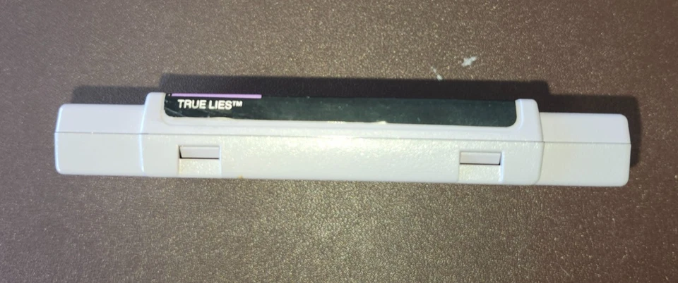 True Lies SNES (Super Nintendo Entertainment System, 1995) AUTHENTIC TESTED - Image 3 of 3