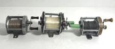 VTG Lot Of 3 Baitcaster Fishing Reels • Penn 109 Sport King 22 Sport King 60