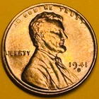 1941 s wheat penny Uncirculated