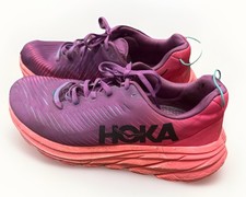 Sz 9 B, 41.5 HOKA One One Rincon 3 Purple Pink Comfort Athletic Running Casual