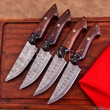 1 Piece Handmade Damascus Steel Super Sharp Kitchen Steak Fillet Knife