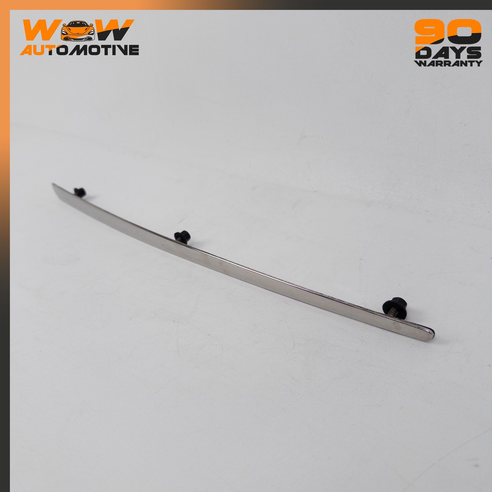 06-13 BENTLEY CONTINENTAL FLYING SPUR REAR LEFT BUMPER MOLDING TRIM CHROME OEM