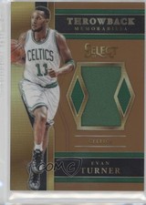 2017-18 Panini Select Throwback Memorabilia Copper Prizm 37/49 Evan Turner y6z