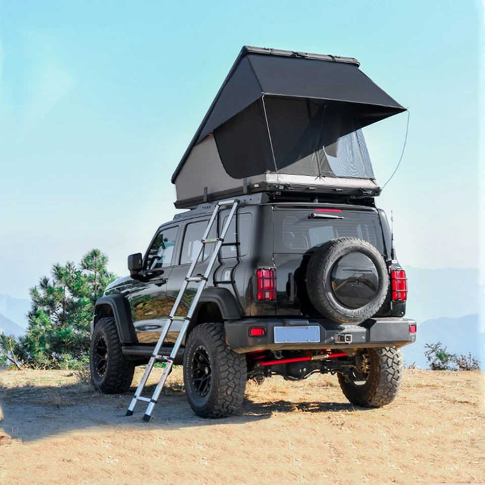 Tienda de campaña Desert Cruiser Pro en la azotea para Jeep Overlanding Camping RTT se adapta a 2-3 personas Foto 3 de 4