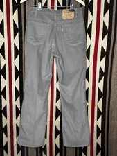 Vintage Levi 517 Corduroy Pants Grey 30  x30  GUC 70s