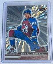 2023-24 Upper Deck Artturi Lehkonen Outburst Silver #41 Colorado Avalanche