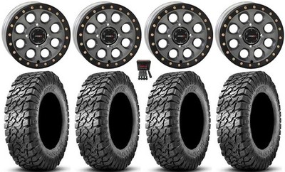 System 3 SB-7 15'' Wheels Ti (6+1) 32'' Predator Tires Textron Wildcat XX