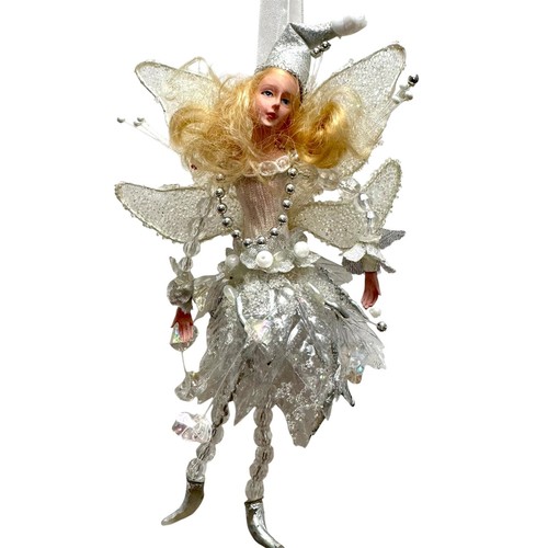 Vintage Whimsical Woodland Fairy Elf Sprite Pixie Christmas Ornament - Picture 1 of 6