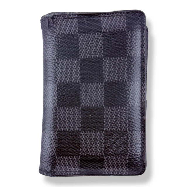 Louis Vuitton Black Graphite Damier Pocket Organiser