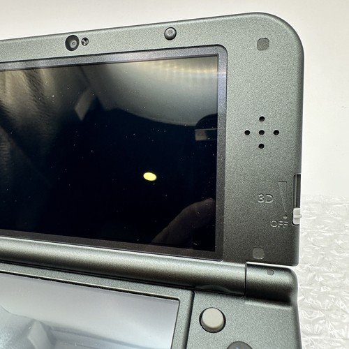 【Exc+5】Nintendo New 3DS LL Metallic Black w/Charger Box Japanese ver Bottom IPS - Foto 4 di 24