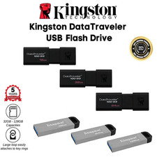 Kingston UDisk DTKN USB3.2 DT100 G3 USB 3.0 Flash Drive Storage Memory Stick Lot