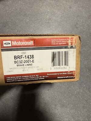 Disc Brake Pad Set Brake Lining - Standard Premium Motorcraft BRF-1438