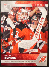 2022-23 22/23 TOPPS NOW NHL Stickers #380 Akira Schmid New Jersey Devils