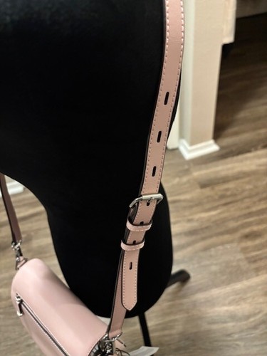 Rebecca Minkoff Astor Saddle Ballet Slipper Pink Crossbody Bag NWT - Picture 3 of 9