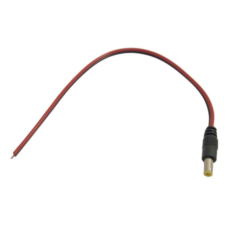 10 Pcs for CCTV Security Surveilance Camera System DC Jack with Pigtail Male end