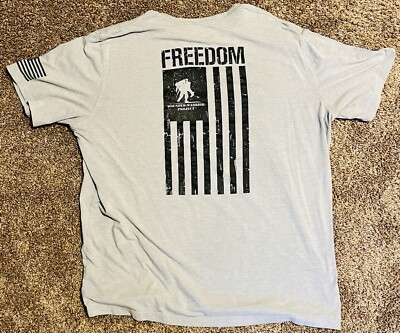 Under Armour Shirt Men XXL UA Wounded Warrior Project Flag Pre