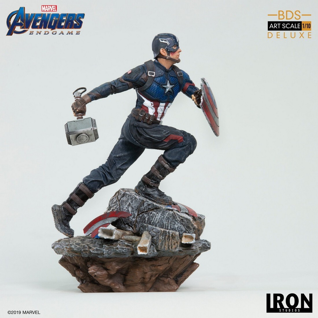 Iron Studios Avengers: Endgame Captain America Deluxe BDS Art 1/10