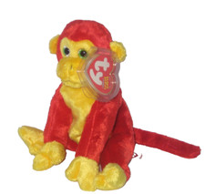 RARE CHOPSTIX MONKEY TY BEANIE BABIE MWMT FREE SHIPPING