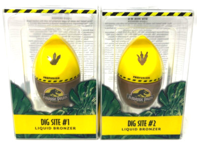 (2) Jurassic Park x Profusion Liquid Bronzer Sealed Dig Site #1 & Dig Site #2