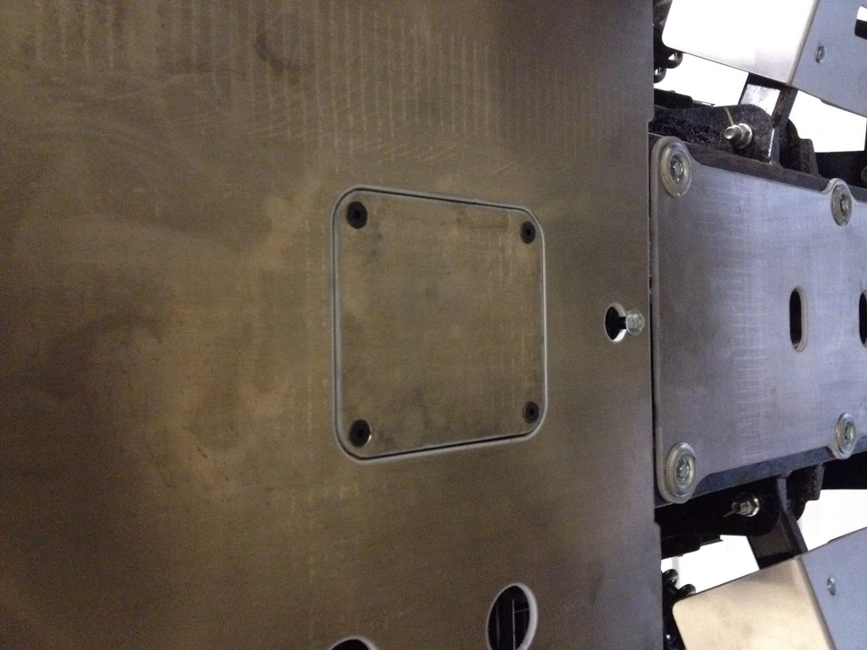 2013-2020 HONDA PIONEER 700 3/16" ALUMINUM SKID PLATE USA MADE Foto 3 de 4