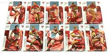 2004 SELECT AFL OVATION TRADING CARD FULL BASE CARD TEAM SET(10)-SYDNEY