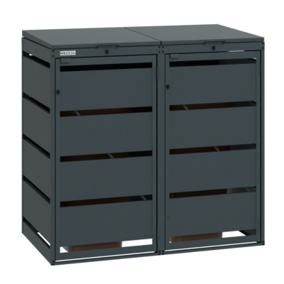 MBOX24 Classic Mülltonnenbox Mülltonnenverkleidung 2er 120L
