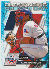 2021 Topps Opening Day Outstanding Opening Days #OOD1 Ivan Rodriguez