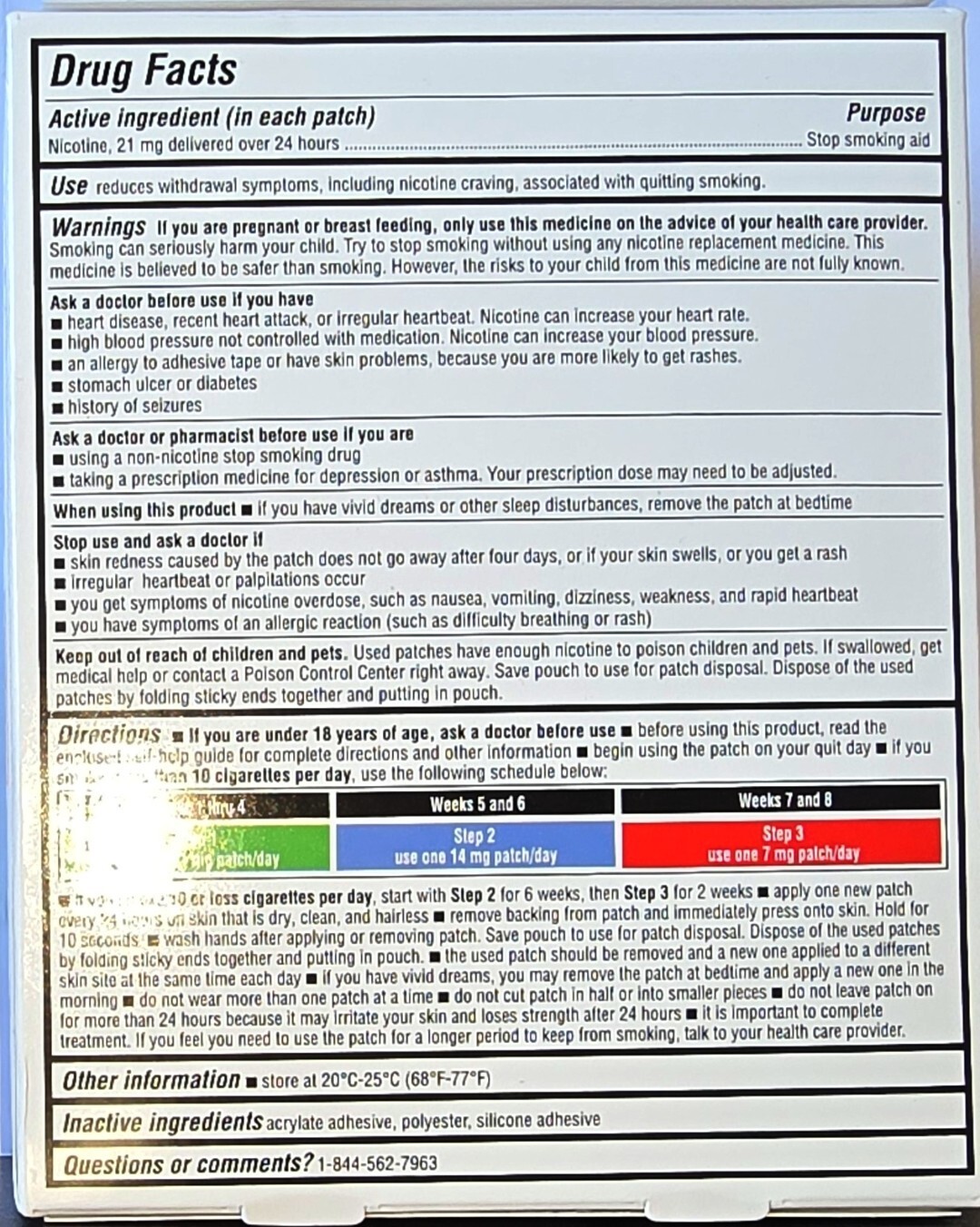 Rugby 21mg Nicotine Transdermal System Patch - 14 Count 8/26 Exp Not Rugby 21mg Nicotine Transdermal System Patch - 14 Count 8/26 Exp Not