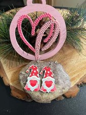 Valentine Acrylic Gnome earrings