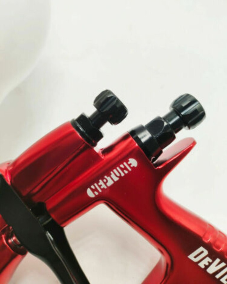 Devilbiss Style 600ml Neptune Red Spray Gun – 1.3mm Nozzle For Car Paint – 2 Year Warranty 3 thumbnail image
